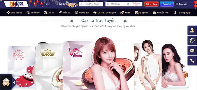 Nhà cái casino trực tuyến Neo79 nổi bật với nhiều ưu điểm vượt trội