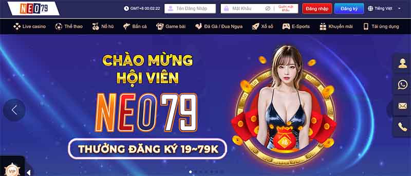 Giới thiệu NEO79 - Sân chơi đẳng cấp hàng đầu hiện nay