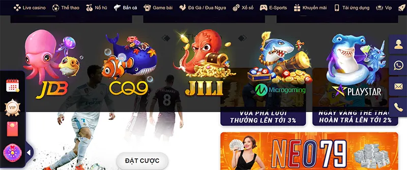 Các tựa game bắn cá tại đây vui nhộn với các phần thưởng vô cùng cao