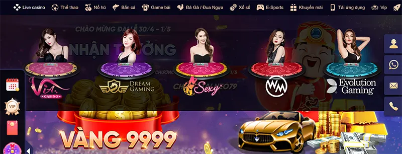 Live Casino NEO79 hiện đại với nhiều trò chơi hấp dẫn