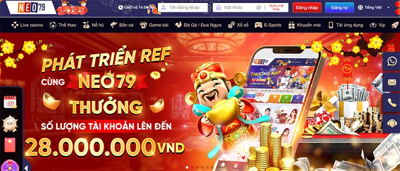 Thương hiệu NEO79 uy tín hàng đầu được người chơi tin tưởng